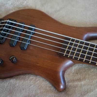Warwick Thumb Bass BO5 2000 Natural Oil Ovangkol Made in Germany image 2