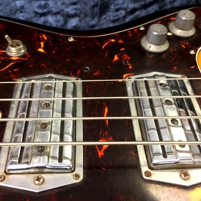 1970 - 1971 Teisco Tacoma Electric Bass Model 57H01490L Silvertone image 6