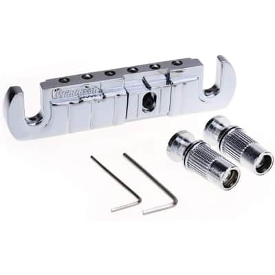 Adjustable Intonated Wraparound Bridge Tailpiece for Les Paul Style Electric Guitar image 2