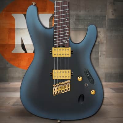 Ibanez S Axe Design Lab Multi-scale 6 String Electric Guitar - Midnight Arctic Ocean Matte (SML721MAM) image 1