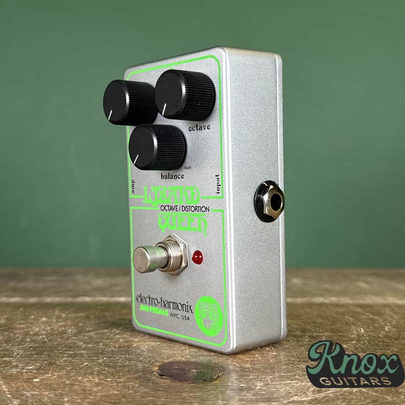 Electro-Harmonix / JHS Nano Lizard Queen Octave Fuzz 2023 - Present - Silver / Green image 1
