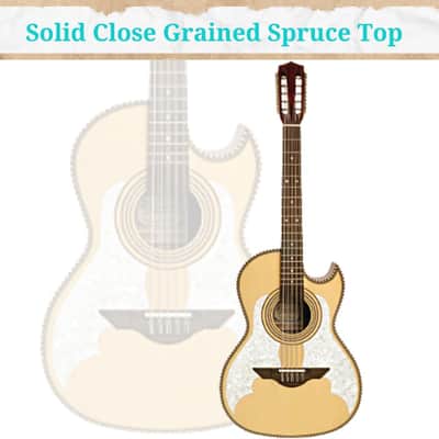 H. Jimenez 10-String El Murcielago Bajo Quinto Murcielago Model # LBQ3 with Bag image 5