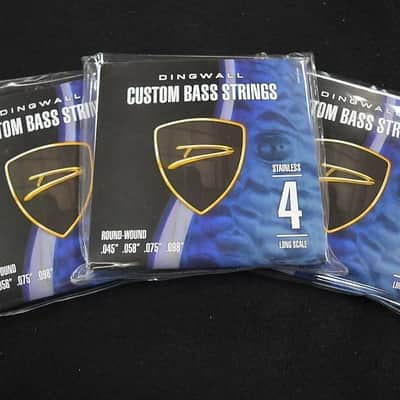 Dingwall 4-String Stainless Steel Roundwound Bass Strings (45-98) *3 Pack Special with FREE Shipping image 1
