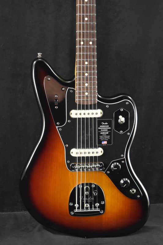 Fender American Professional Classic Jaguar Rosewood Fingerboard 3-Color Sunburst image 1