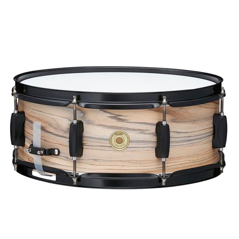 Tama Woodworks Snare Drum 14x5.5 Natural Zebrawood Wrap image 1