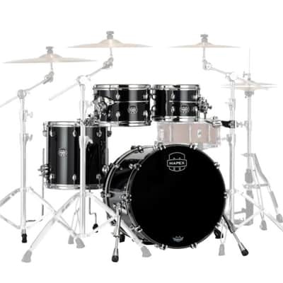 MAPEX IT SE504XBPB SATURN EVOLUTION BIRCH FUSION 4 PEZZI PIANO BLACK image 1