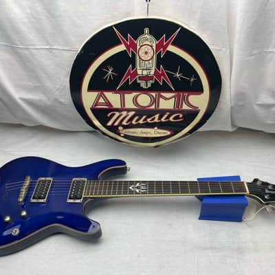 Ibanez SZ Series SZ520QM SZ520 Electric Guitar 2003 BBL Bright Blue image 1