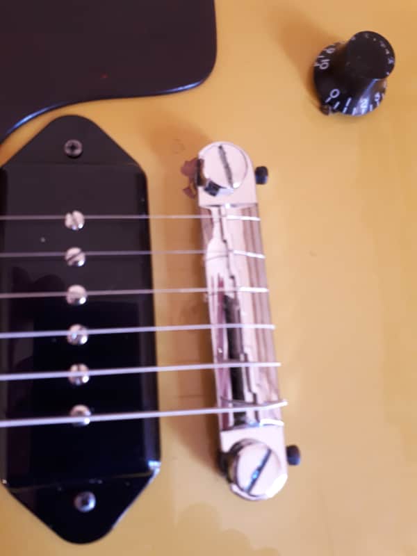 Greco Les paul junior dc tv yellow 1984 TV Yellow | Reverb