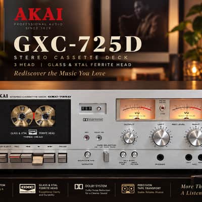AKAI GXC-725D Mint in original box image 1