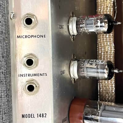 Silvertone 1482 Amp - 1963-1968 - 15w - Lil’ Texas Speaker - Gray Tolex image 8
