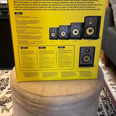 KRK RP-5 Rokit G4 2-Way 5" Active Studio Monitors (Pair) 2019 - 2021 - Black image 6