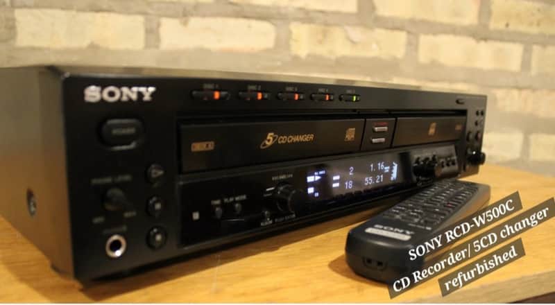 Sony RCD-W500C 05 - refurbished image 1