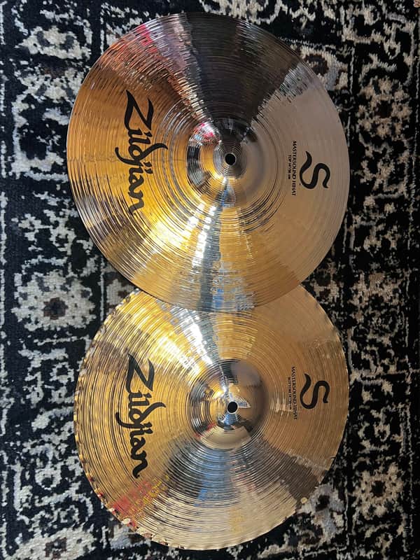 Mint Zildjian 14" S Series Mastersound Hi-Hat Cymbals (Pair) - Brilliant image 1