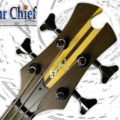 Tobias Toby Pro 4 String Bass Guitar Natural Quilt Maple Body image 8