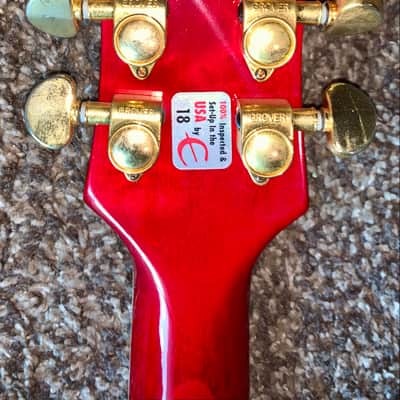 Epiphone Les Paul Custom Plus Heritage Cherry Sunburst electric guitar ohsc image 7