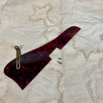 Vintage Gibson ES-125 Pickguard 1950s-1960s Tortoiseshell w/ Bracket image 2