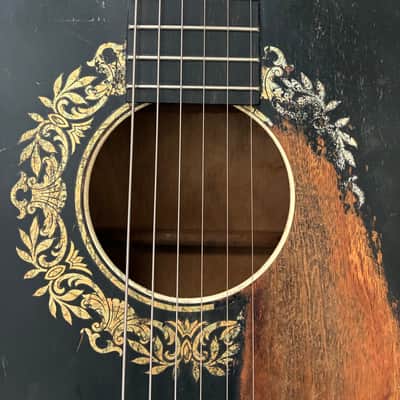 RARE! 1920s - 1930s Oscar Schmidt Stella Gambler Concert Ladder Braced Parlor Guitar Ready To Go! image 8