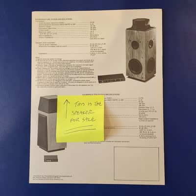 dbx Soundfield 1A Speaker System 1987 image 19