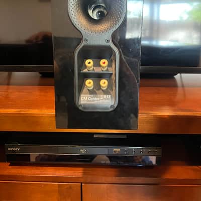 B&W Bowers Wilkins CM5 With Matching Center Speakers, Two Cast Iron Stands. image 10