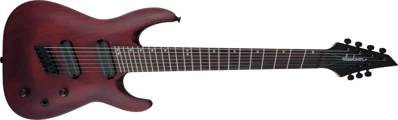 Jackson X Series Dinky Arch Top DKAF7 MS Electric Guitar, Stained Mahogany image 1