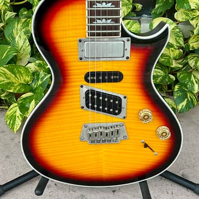 Epiphone Nighthawk Custom Reissue- Fireburst w/ O.H.S.C. image 2