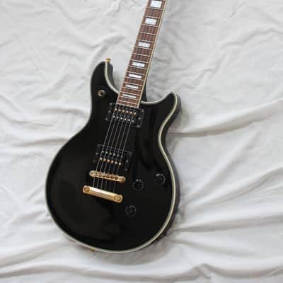 2010 Epiphone Tak Matsumoto Signature DC Les Paul Custom Electric Guitar - Ebony Finish + OHSC image 2