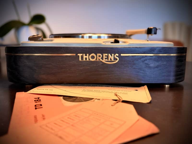THORENS TD-184 - SHURE M44-7 entièrement restaurée TD 184 - TD184 image 1