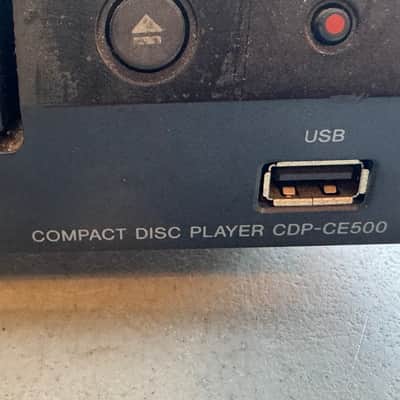 Sony CDP-CE500 5 Disc CD Changer Player USB Recorder Tested Working No Remote image 5