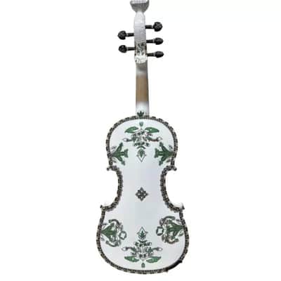 Deluxe fancy Norwegian fiddle 5strings violin 4/4 of professional concert image 6