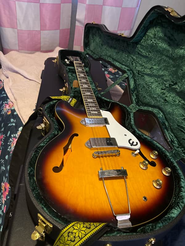 Epiphone Casino Hollowbody Electric Guitar - Vintage Sunburst image 1