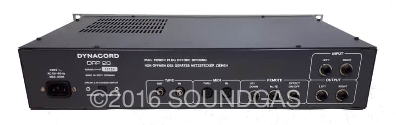 Dynacord DRP 20 Digital Reverb Processor | Reverb