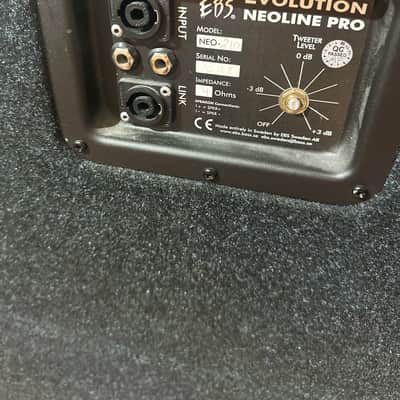 EBS HD350 Bass Amp Head With NEO 115 & NEO 210 Evolution Neoline Pro Speakers mid 2000s ish - Rack Mounted & Carpeted image 15
