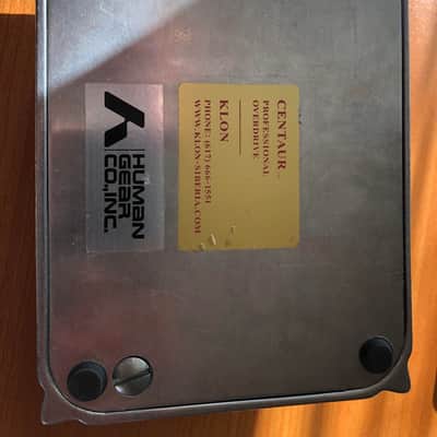 Klon Centaur Professional Overdrive (Non-Horsie) 2000s Silver image 5