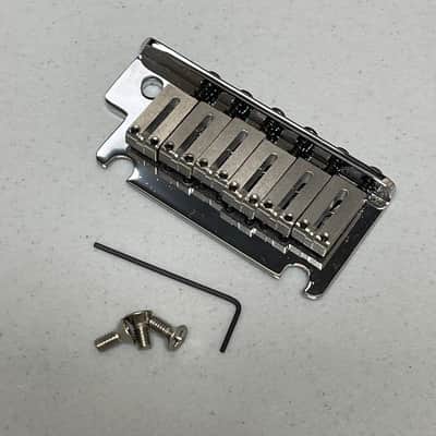 Fender 86-07 American Standard Stratocaster 2 Point Tremolo Bridge Plate Block Saddles USA Strat image 1