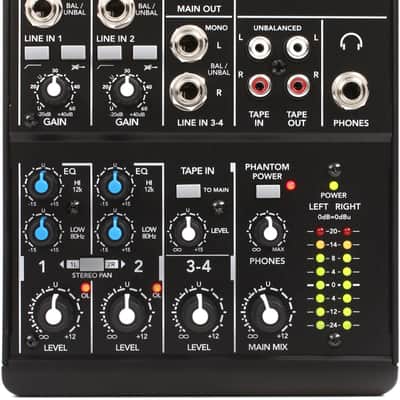 Mackie 402VLZ4 4-channel Compact Analog Mixer  Bundle with SKB 1SKB-UB0909 9" x 9" x 2.5" Mixer Bag image 2
