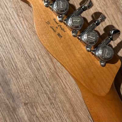 Big River “Moses” T-Style • Aged Butterscotch Nitro • Roasted Maple/Rosewood • A5 Vintage Pickups image 15