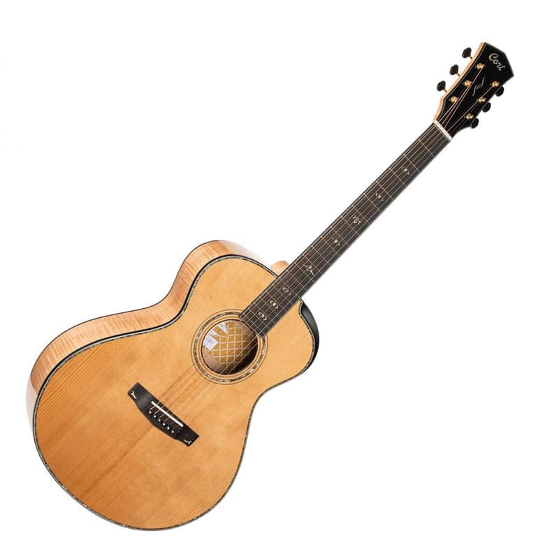Cort GOLDPASSION Modern Concert Body Torrefied Solid Engelmann Spruce Top Hard Maple Neck 6-String Acoustic-Electric Guitar w/Hard Case image 1