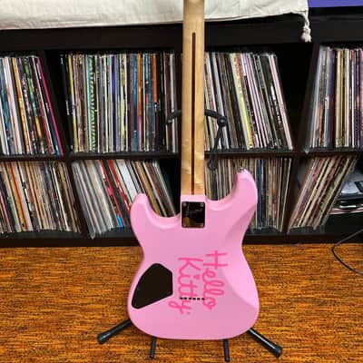 2006 Squier Hello Kitty Stratocaster Pink image 2