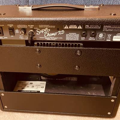 Fender Super Champ XD 2-Channel 15-Watt 1x10" Guitar Combo 2007 - 2011 - Black image 2