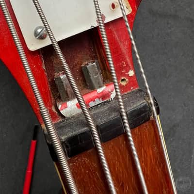 Rickenbacker Bass model 4005 from 1966 in fireglo image 16