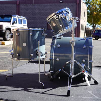 DW Design Series Steel Gray  Lacquer 4pc Maple Shell Pack |Drum City Store Demo image 5