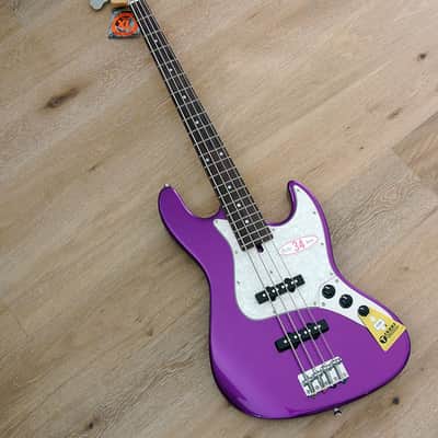 Bacchus Global Series - WL-434 Purple Heart Limited - 4 String Bass - Metallic Purple image 1