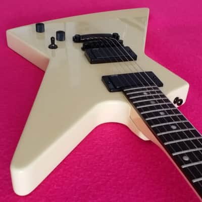 ESP Explorer E.X.P. Custom James Hetfield Metallica 1998 Olympic White image 8