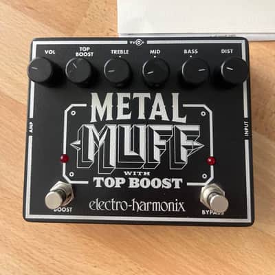 Electro-Harmonix Metal Muff Distortion with Top Boost 2006 - Present - Black image 2
