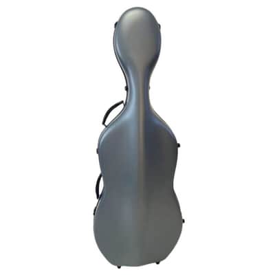 Advance 4/4 Cello Case Carbon Fiber Cello Box Carry for cello dull polish gray image 5