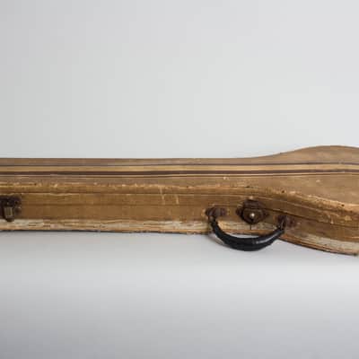 Recording King Roy Smeck Model AB104 Lap Steel Electric Guitar, made by Gibson (1938), ser. #DWE-614, original tweed hard shell case. image 11