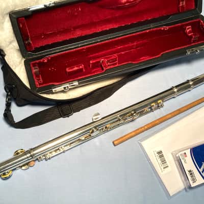 Jupiter Intermediate Flute w/Solid Silver Head-Model 611R-Overhauled-Bright Tone! image 10