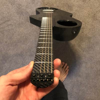 Alpaca Guitars Carbon Fiber Composite Travel Parlor Crossover Adventure Acoustic Guitar image 3