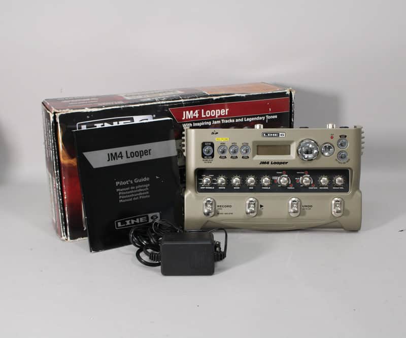 Line 6 JM4 Looper Loop Sampler Guitar Effect Pedal + Power Supply image 1