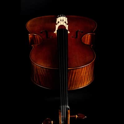 4/4 Size Handmade Professional Solid Wood Cello+Bag+Bow+Bridge image 3